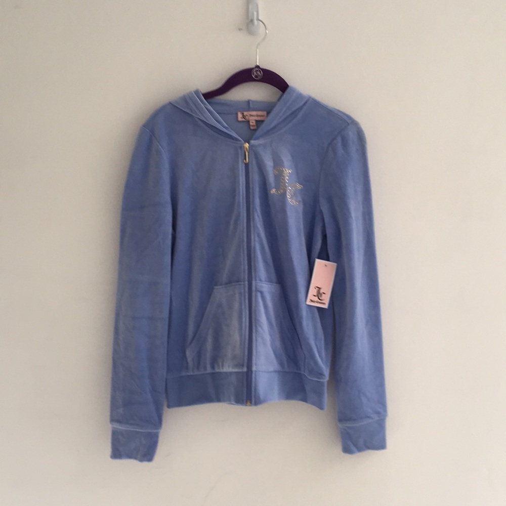 Juicy couture hooded zip up sweatshirt